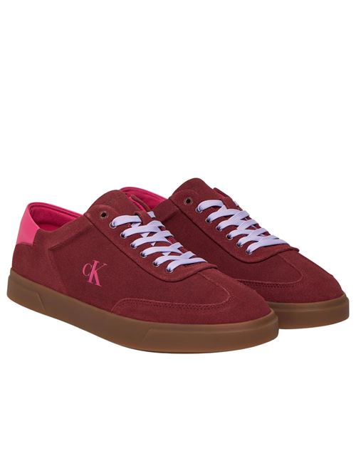 Sneaker geranio in pelle scamosciata Calvin Klein | HW0HW0268309Q